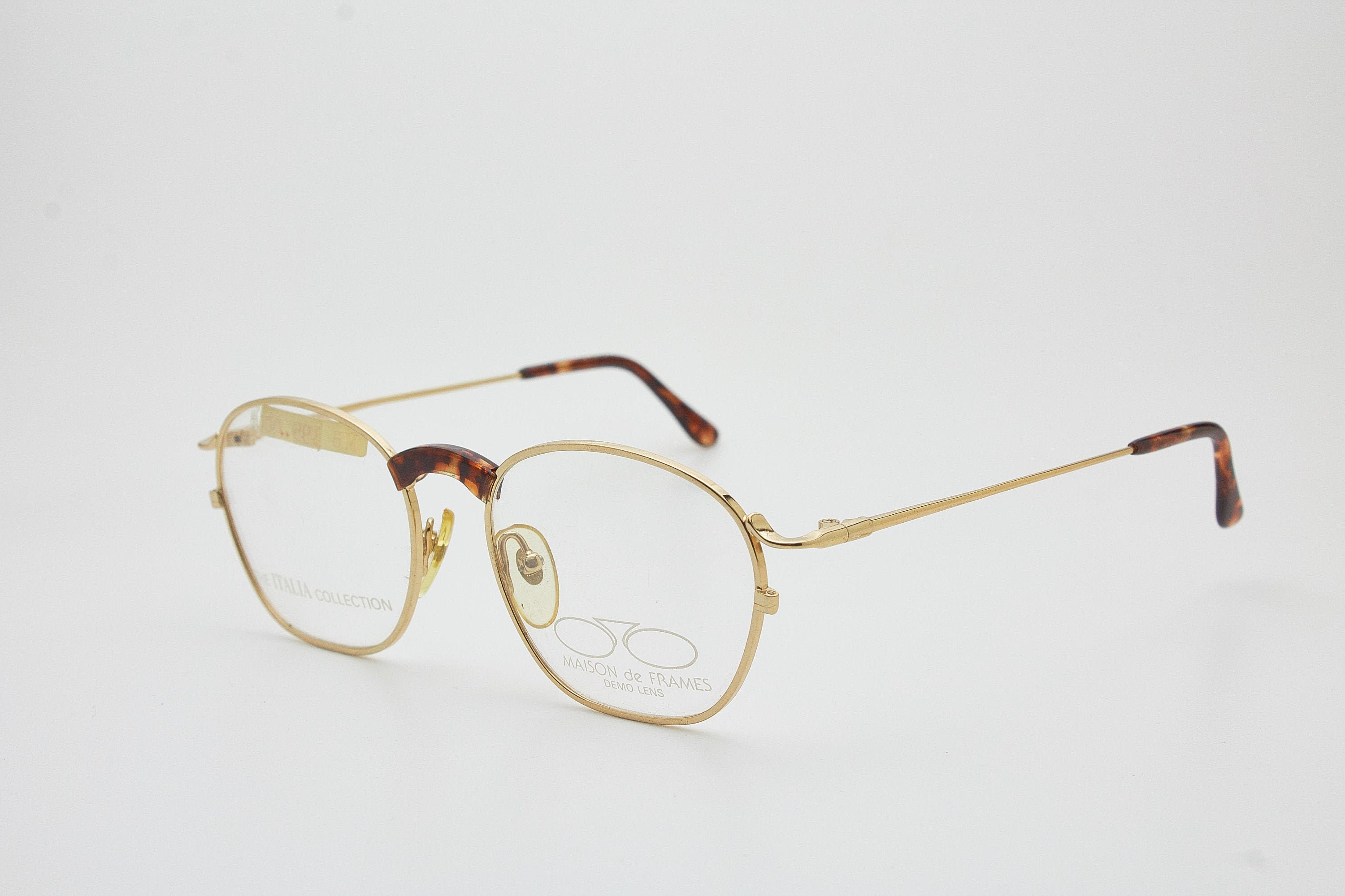 Vintage Man Sunglasses MAISON De FRAMES Italia 31 Gold Plated - Etsy
