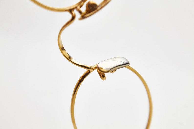 Vintage Eyewear LUNOR 101 Gold Filled Oval Man Frame Woman Japan Made Original Classic Moda 00* Rare Eyewear Glasses Montatura Occhiali