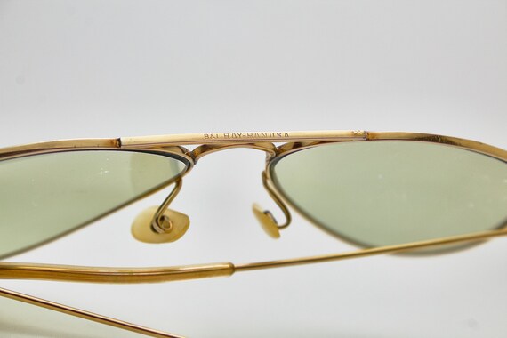 Vintage eye glasses 80s/RAY BAN AVIATOR 10KG Gold… - image 7