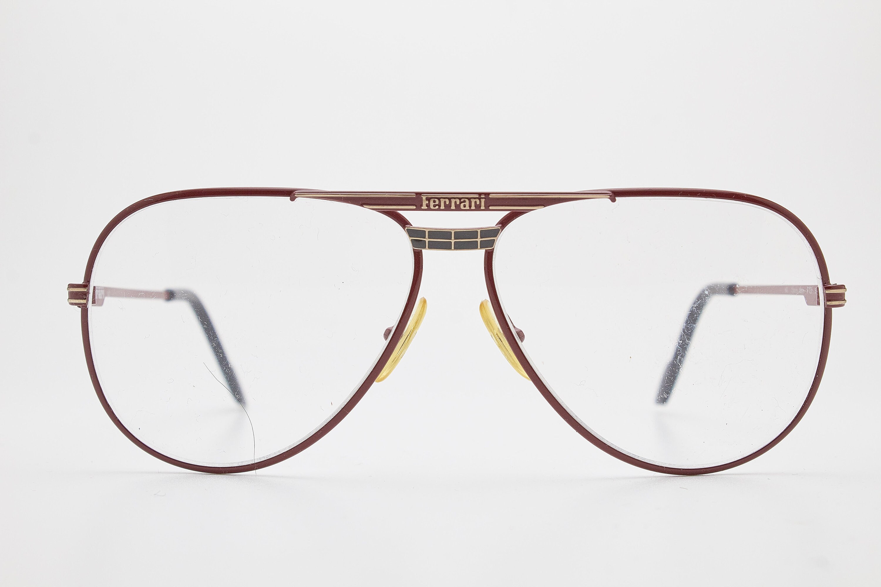 Vintage Man Eyewear FERRARI F13 580 62-13 140 Red Tone | Etsy Nederland