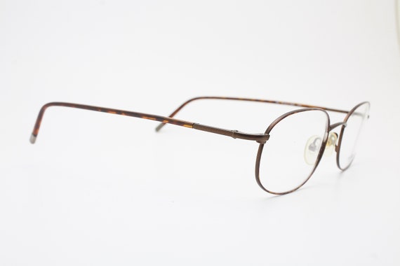 Vintage RALPH LAUREN 460 brown oval eyeglasses 19… - image 6