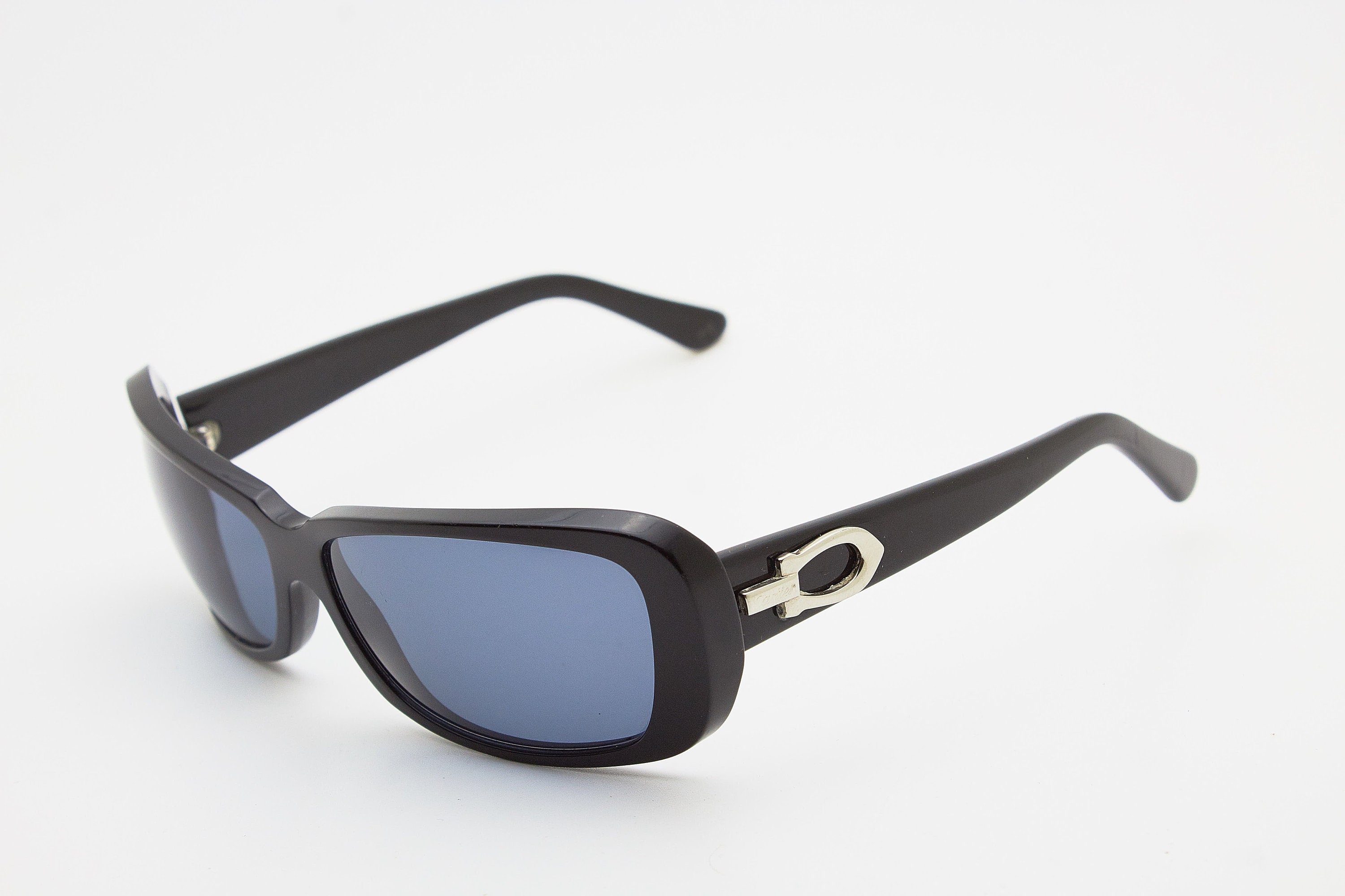 Vintage zonnebril CARTIER White Gold Verguld Frankrijk Luxe Etsy