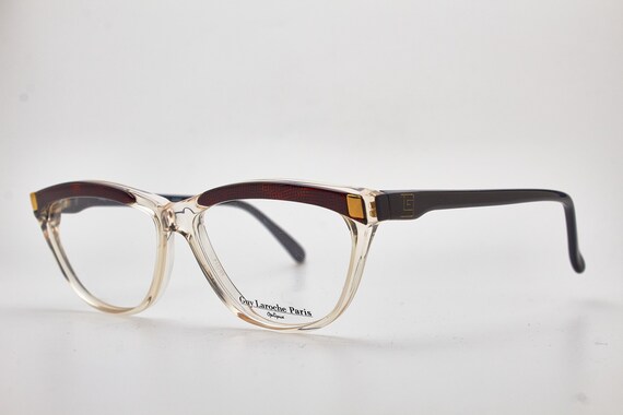 1980s glasses vintage GUY LAROCHE Paris /chunky s… - image 3