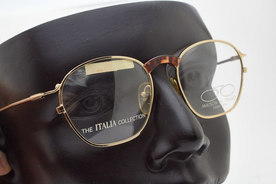 Gafas vintage hombre MAISON de FRAMES Italia 31 chapado en oro - Etsy México