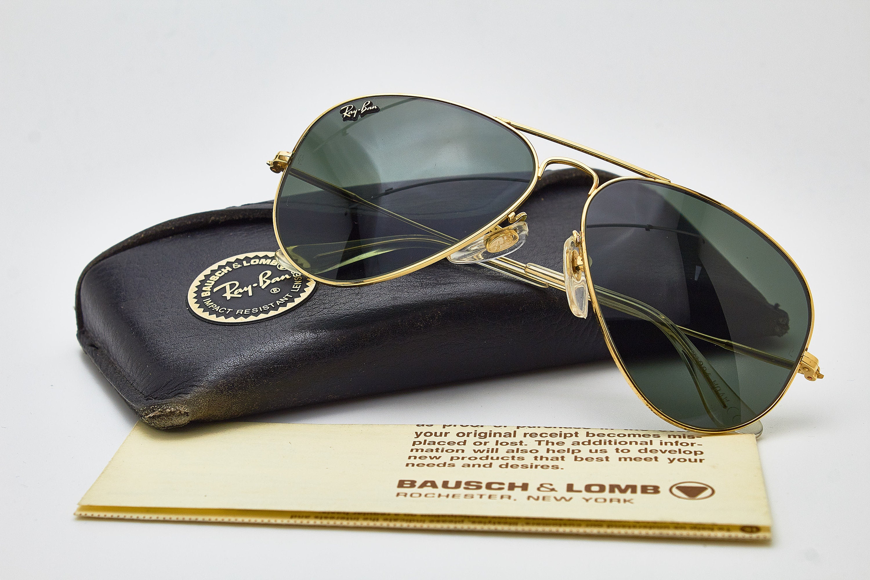 Vintage Sunglasses RAY BAN MASTERPIECE 24K Filled Frame - Etsy