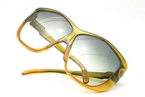 SAPHIRA 4178 Vintage eye glasses 1980s yellow ove… - image 1