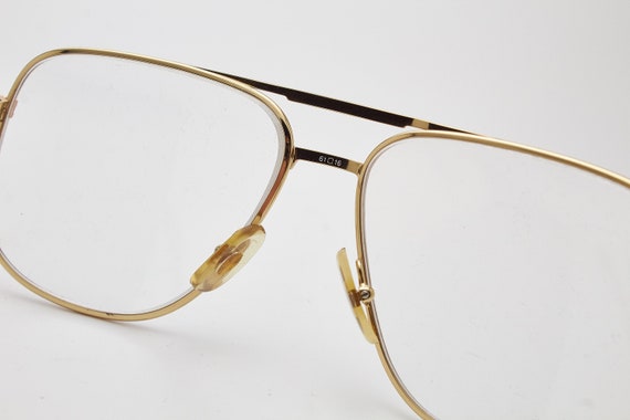 Vintage Eyewear FERRARI F26 red golden frame,vint… - image 8