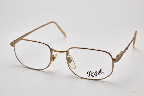 Vintage Metal Glasses Man PERSOL RATTI MAKER 52-2… - image 8