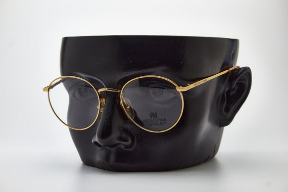 round glasses 1980s NOUVELLE VAGUE SPENCER 49 Gol… - image 10