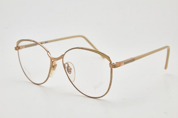 FILOS 3914 Vintage eye glasses 1980s metal plasti… - image 2