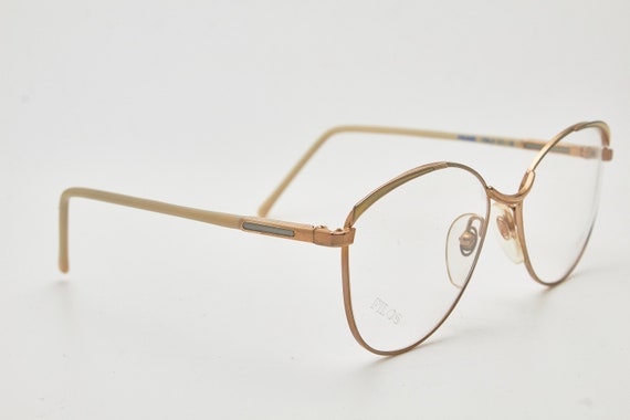 FILOS 3914 Vintage eye glasses 1980s metal plasti… - image 6