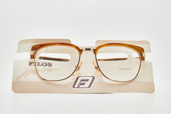 FILOS 6132 Vintage eye glasses 1980s metal plasti… - image 2