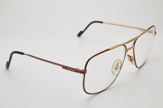 Vintage Eyewear FERRARI F26 red golden frame,vint… - image 6