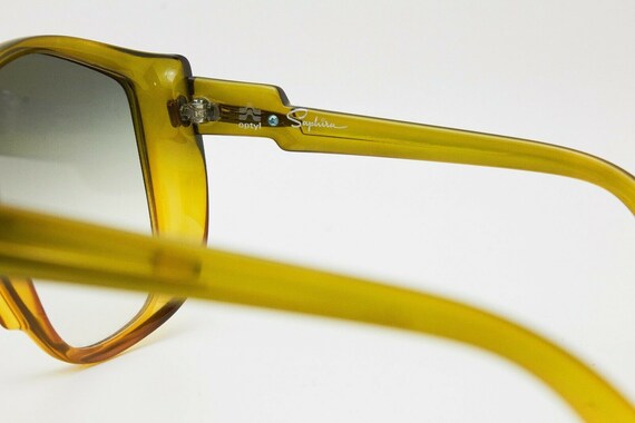 SAPHIRA 4178 Vintage eye glasses 1980s yellow ove… - image 7