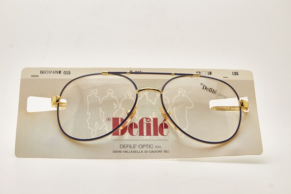1980s glasses/Men's Vintage Eyewear DEFILE OPTIC … - image 2