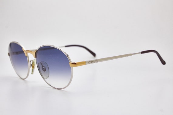 Vintage CARRERA sunglasses gold oval frame golden… - image 4