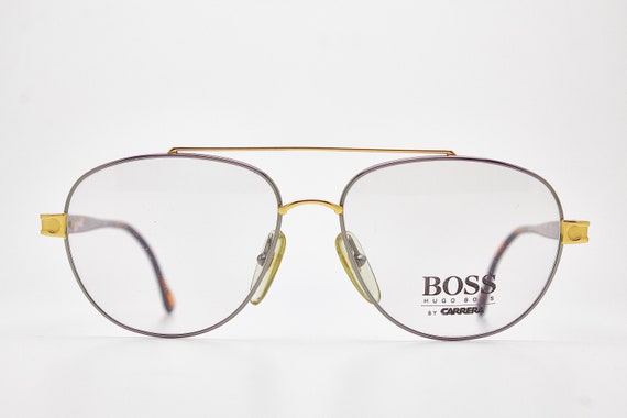 Vintage Glasses HUGO BOSS by CARRERA 5104 41 56 Round Man - Etsy