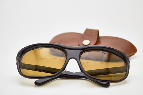 Vintage PERSOL RATTI Black Sport Massive Vintage Sung… - Gem