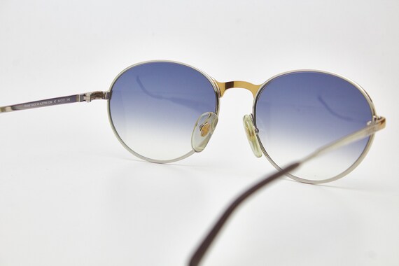 Vintage CARRERA sunglasses gold oval frame golden… - image 6