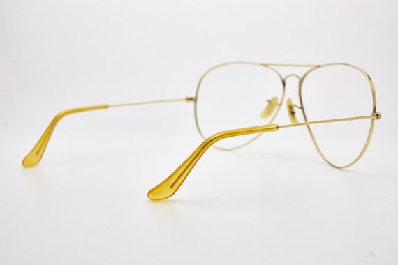 Vintage eye glasses 80s/RAY BAN Inc. 10K Gold Fil… - image 7