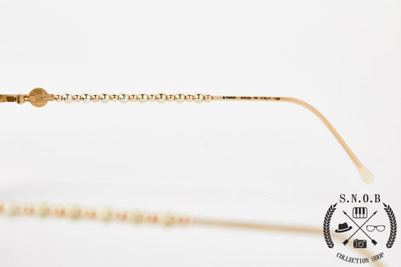 oval eyeglasses FENDI V7021 golden frame/golden g… - image 9