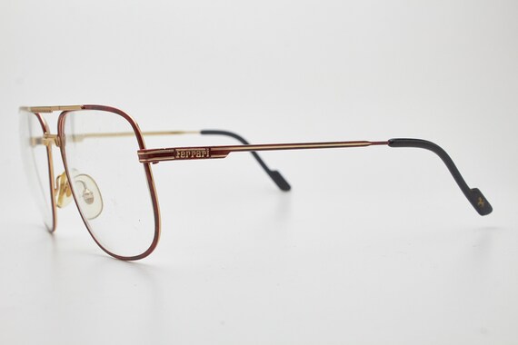 Vintage Eyewear FERRARI F26 red golden frame,vint… - image 4