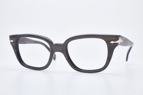 Vintage PERSOL RATTI Black / Brown Square Vintage… - image 9