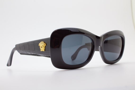 versace leather sunglasses