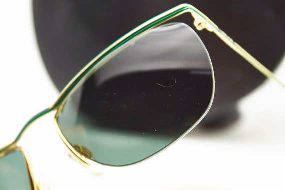 Vintage Sunglasses GUCCI GG1224 47R Woman Gold/Gr… - image 10