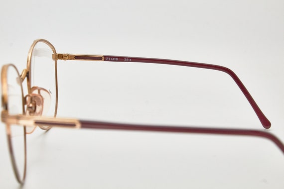 FILOS 3914 Vintage eye glasses 1980s metal plasti… - image 8