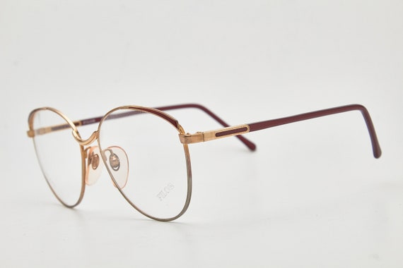 FILOS 3914 Vintage eye glasses 1980s metal plasti… - image 3
