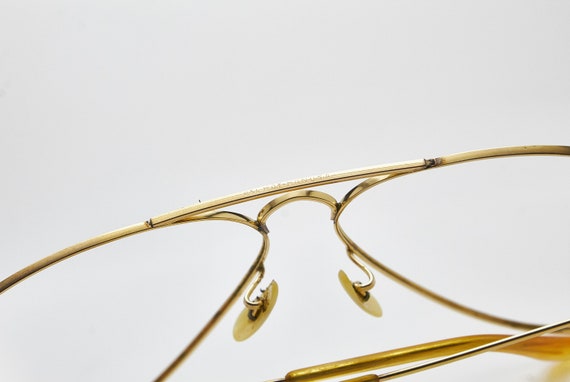 Vintage eye glasses 80s/RAY BAN Inc. 10K Gold Fil… - image 9