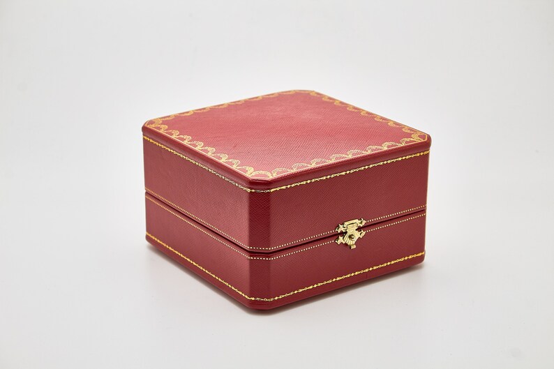 Vintage CARTIER Paris Watch Antique Cartier London Parigi New York Red