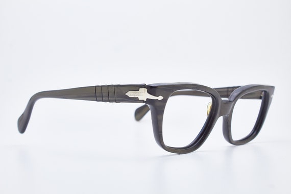 Vintage PERSOL RATTI Black / Brown Square Vintage… - image 5