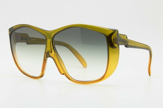 SAPHIRA 4178 Vintage eye glasses 1980s yellow ove… - image 6