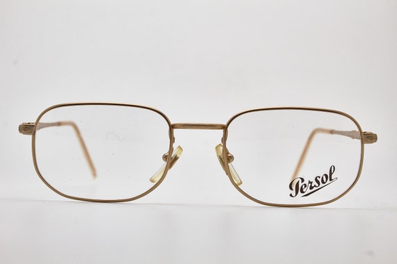 Vintage Metal Glasses Man PERSOL RATTI MAKER 52-2… - image 1