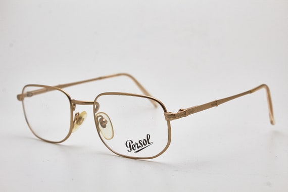 Vintage Metal Glasses Man PERSOL RATTI MAKER 52-2… - image 2