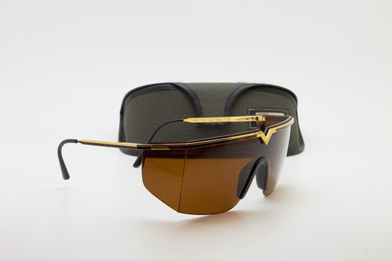 Vintage Sunglasses GIANNI VERSACE Mask Mod.S 90 0… - image 2