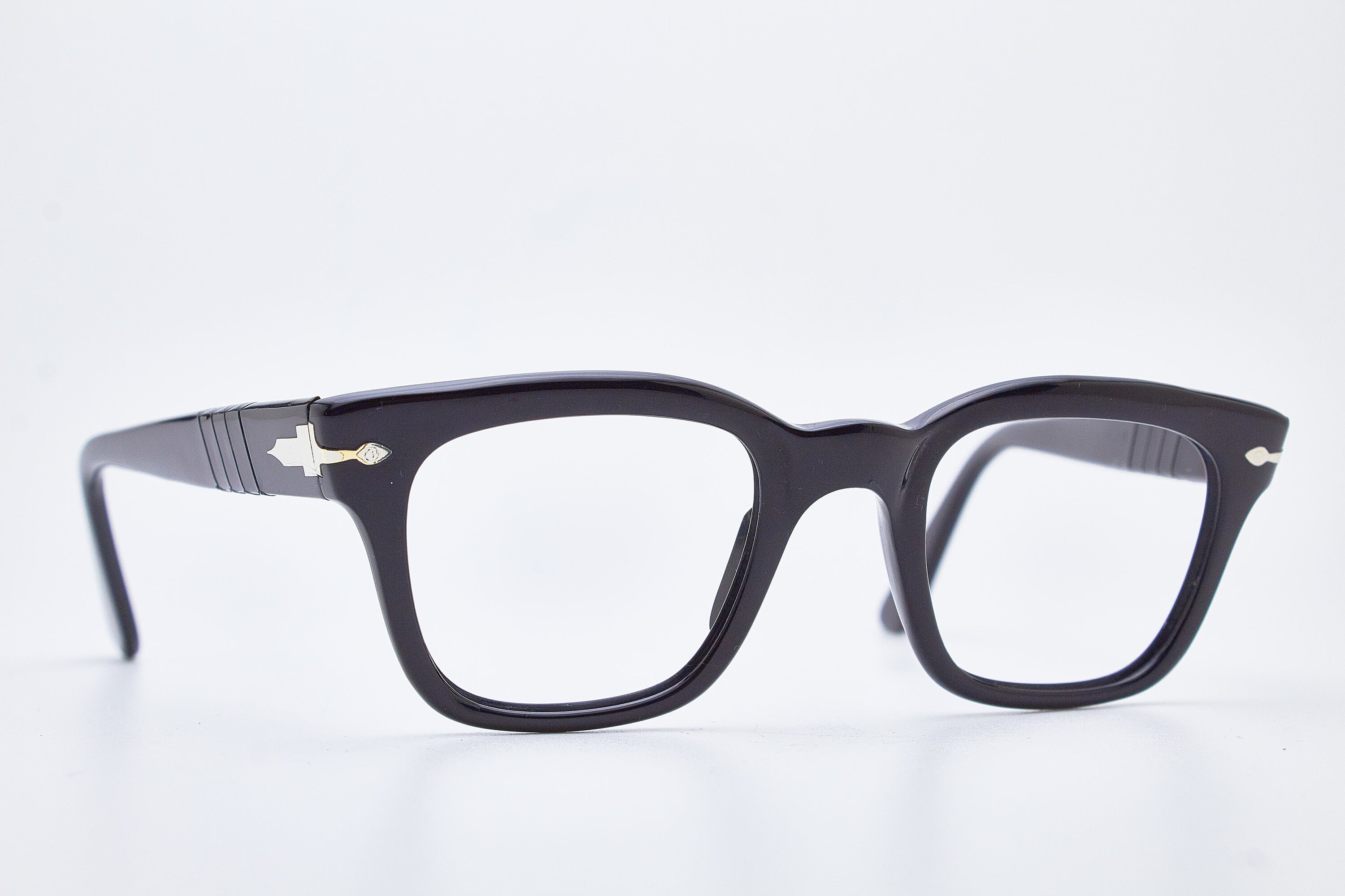 Vintage PERSOL RATTI 803 Black Square Vintage Man Glasses - Etsy