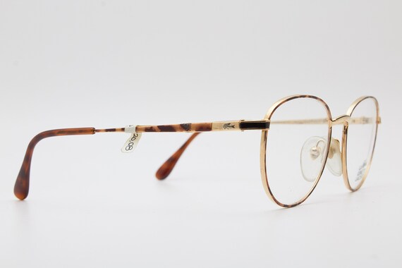 LACOSTE glasses 913F brown gold frame/Hipster eye… - image 4