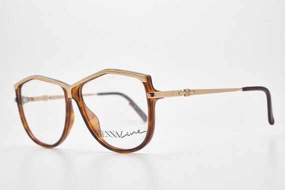 VIENNALINE 1518 Vintage eye glasses 1980s gold me… - image 3