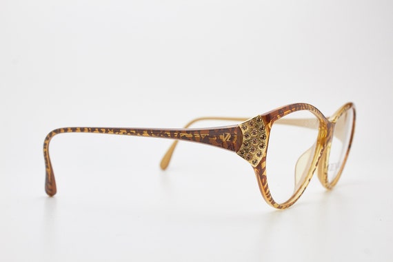 VIENNALINE 1528 Vintage eye glasses 1980s gold me… - image 4