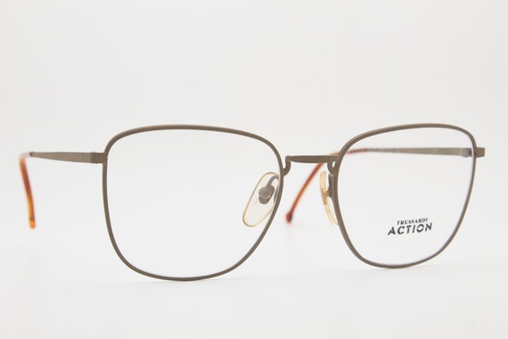 square eyeglasses TRUSSARDI ACTION ATR5 metal fra… - image 7