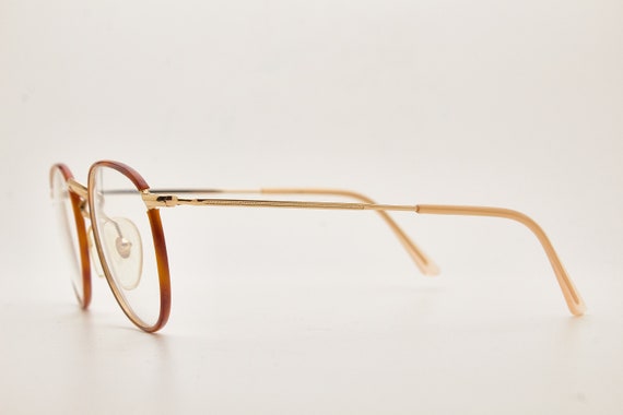 Back to 80's Italy Vintage Round Man Eyewear CHAR… - image 5