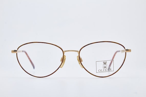 Valentino V380 962, Vintage 90s designer tortoise half rim cat eye glasses  frames womens NOS