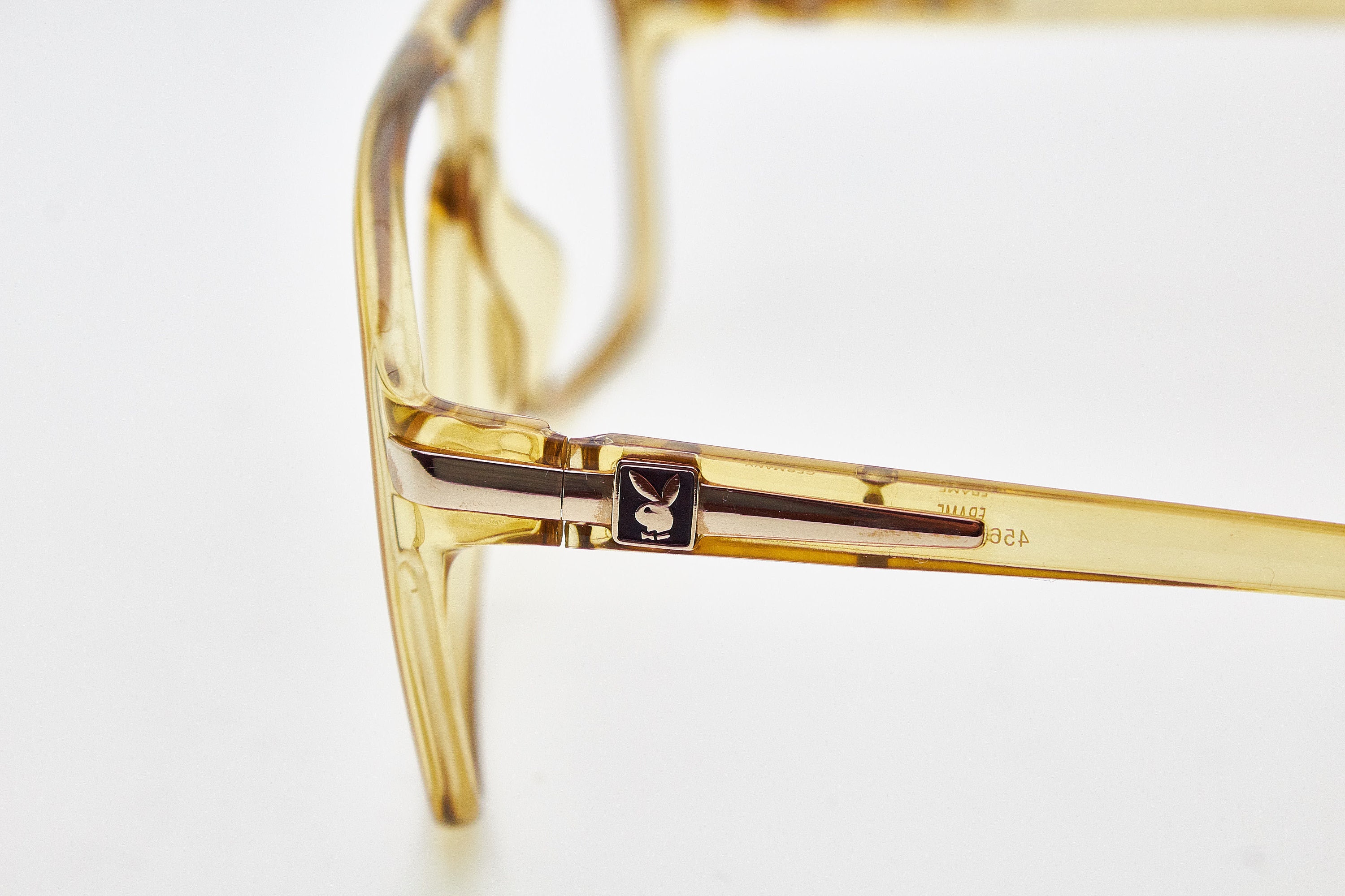 Vintage Man's Eyewear PLAYBOY by Optyl 4568 12 59-12 135 Gold