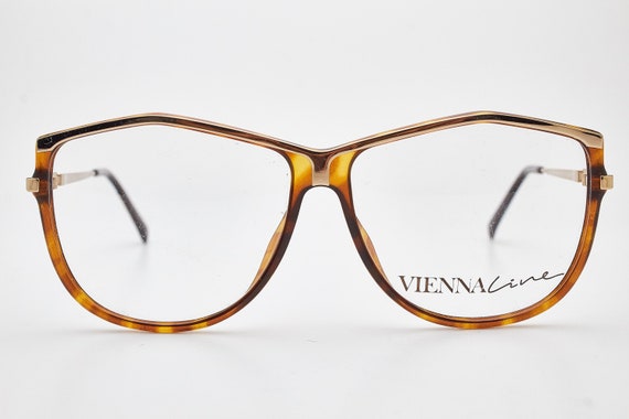 VIENNALINE 1518 Vintage eye glasses 1980s gold me… - image 1