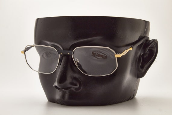 Back to 80s Italy Vintage Polygonal Man Glasses T… - image 10