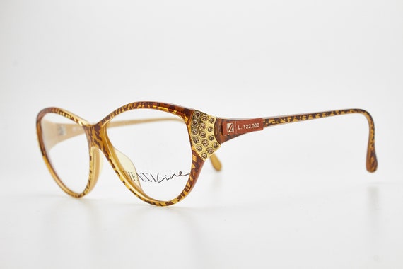 VIENNALINE 1528 Vintage eye glasses 1980s gold me… - image 3