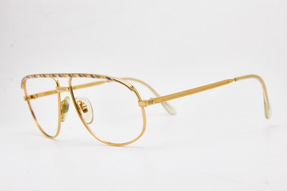 Vintage 1980s Glasses NINA RICCI Paris 1206 60-15… - image 3